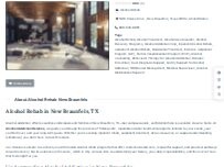 Website Screenshot Alcohol Rehab New Braunfels