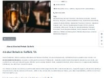 Website Screenshot Alcohol Rehab Suffolk
