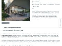Website Screenshot Alcohol Rehab Hazleton