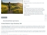 Website Screenshot Alcohol Rehab Cape Girardeau