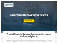 Website Screenshot Guardian Recovery Services