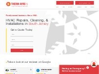 Website Screenshot Therm Ayre Co. LLC