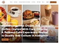 Website Screenshot Rendezvous International Café