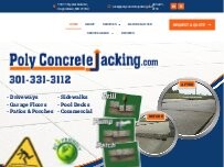 Website Screenshot Poly Concrete Jacking