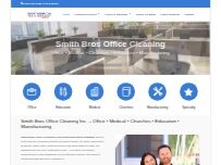 Website Screenshot Smith Bros Office Cleaning