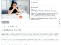 Website Screenshot Alcohol Rehab Perris