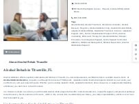Website Screenshot Alcohol Rehab Titusville