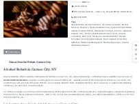 Website Screenshot Alcohol Rehab Carson City