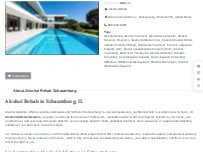 Website Screenshot Alcohol Rehab Schaumburg