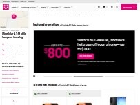 Website Screenshot UScellular & T-Mobile Store