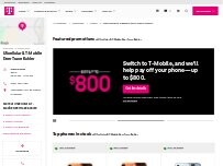 Website Screenshot UScellular & T-Mobile Store