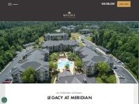 Website Screenshot Legacy at Meridian