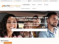 Website Screenshot Auto Boutique Texas