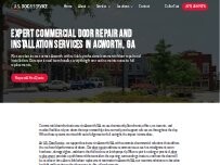 Website Screenshot US Door Service LLC