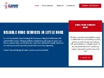 Website Screenshot Canon Heating & Air,Inc.