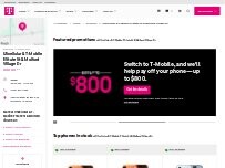 Website Screenshot UScellular & T-Mobile Store