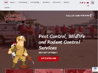 Website Screenshot Critter Wranglers Pest and Wildlife Control