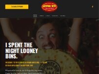 Website Screenshot The Looney Bin Bar And Grill