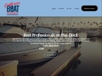 Website Screenshot California Boat Services Inc.