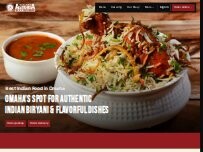 Website Screenshot Astoria Biryani House Indian Restaurant