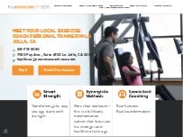 Website Screenshot The Exercise Coach La Jolla CA