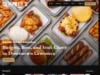 Website Screenshot Dempsey's Burger Pub