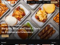 Website Screenshot Dempsey's Burger Pub
