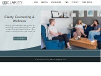 Website Screenshot Clarity Counseling & Wellness