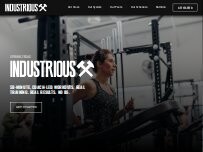 Website Screenshot INDUSTRIOUS - Spring