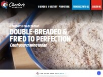 Website Screenshot Chester’s Chicken