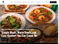 Website Screenshot Pho Dai Viet Restaurant