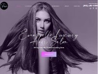 Website Screenshot Posh International Hair Studio