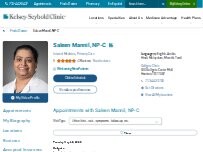 Website Screenshot Saleen Mannil, NP-C