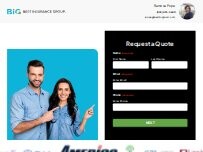 Website Screenshot Ramona Pope - Health and Life Insurance