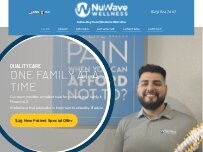 Website Screenshot NuWave Wellness