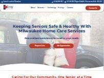 Website Screenshot Caring Senior Service