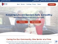 Website Screenshot Caring Senior Service