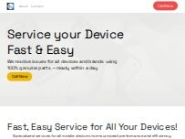 Website Screenshot CellPhone Repair Shop – Fast & Affordable
