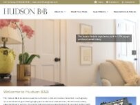 Website Screenshot Hudson B&B