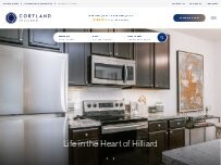Website Screenshot Cortland Hilliard