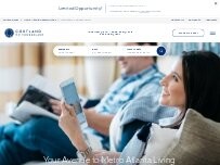 Website Screenshot Cortland on Cumberland