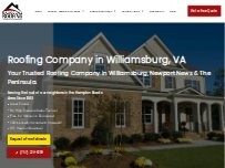 Website Screenshot R.A. Woodall Roofing