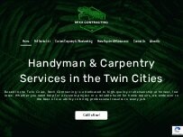 Website Screenshot RexX Contracting