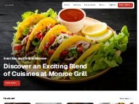 Website Screenshot Monroe Grill & Bar
