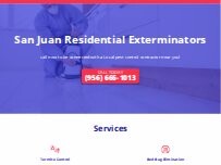 Website Screenshot San Juan Residential Exterminators