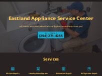 Website Screenshot Eastland Appliance Service Center