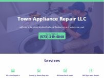 Website Screenshot Town Appliance Repair LLC