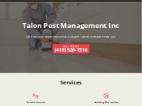 Website Screenshot Talon Pest Management Inc