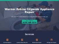 Website Screenshot Warner Robins Citywide Appliance Repair