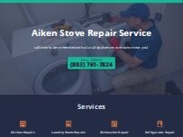 Website Screenshot Aiken Stove Repair Service